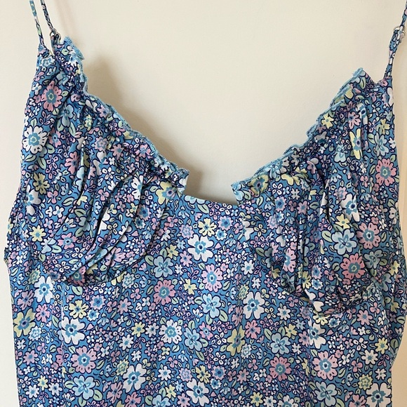 Frankie's Bikinis Arielle Silk Slip Dress M - Picture 3 of 6